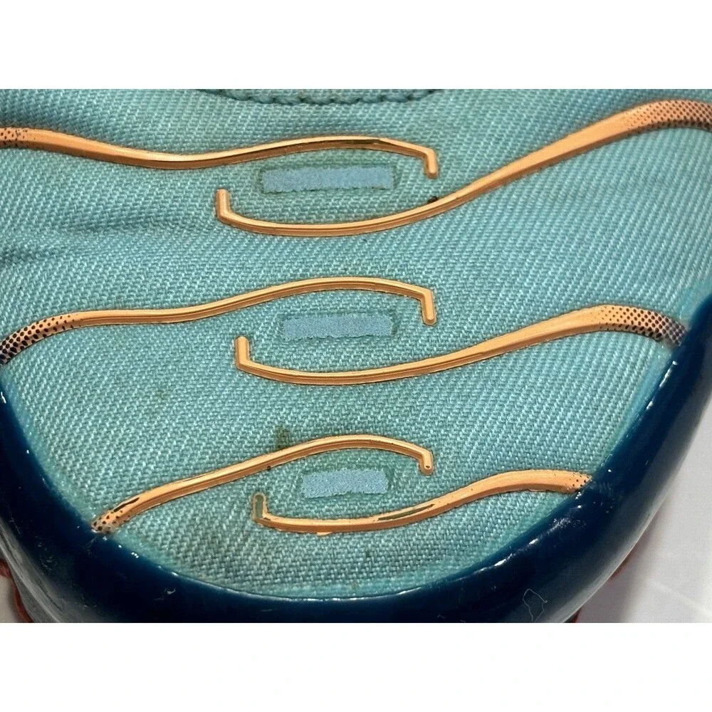 Nike Air Max Plus GS SWOOSH CHAIN Blue Orange White CQ4816 400 GS Sz 5.0Y